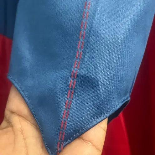 Rubies HALLOWEEN SUPERGIRL womens costume Large blue red dress cosplay