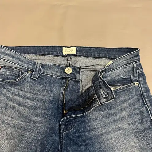 Hudson Women's Nico Midrise Ankle Skinny Jeans Blue Size 28