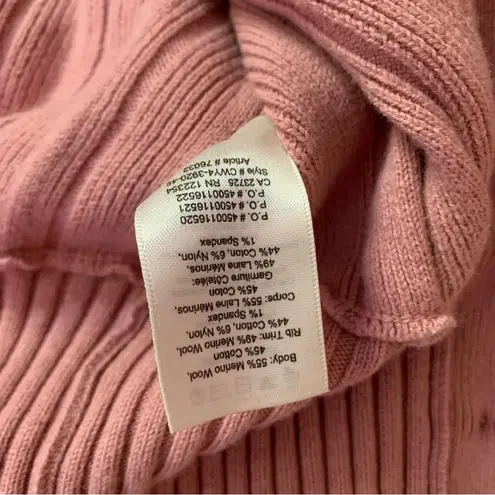 Aritzia Wilfred Plunge Front Cardigan in Pink Size XS