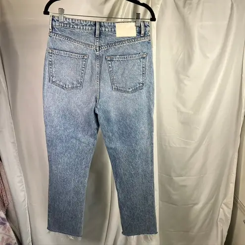 GRLFRND The Karolina High Rise Straight Distressed Jeans Womens Size 27