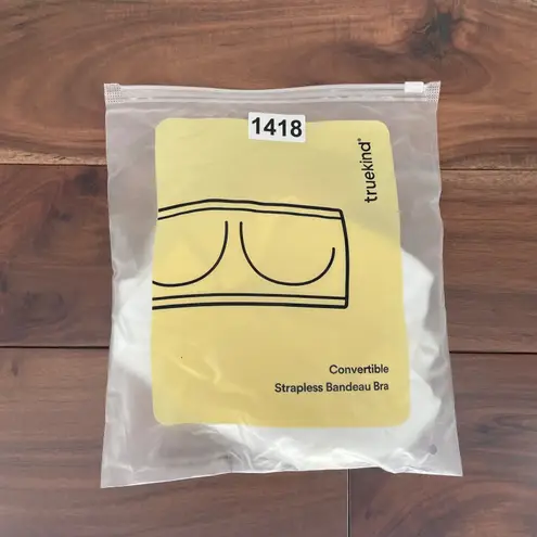 Truekind Convertible Strapless Bandeau Bra White Size L Size L