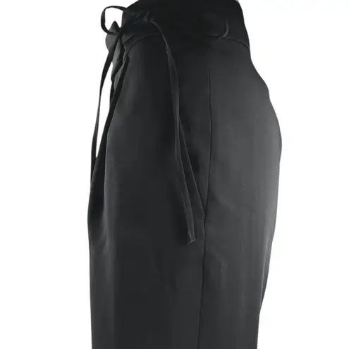 COS Women's Black High Waisted Pleated Tapered Trousers Dress Pants Size 2