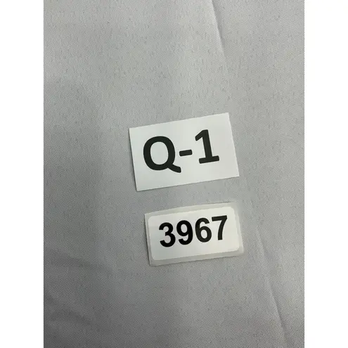 Tahari Womans Sweater Large Beige Knit Open Front Cardigan Short Sleeves