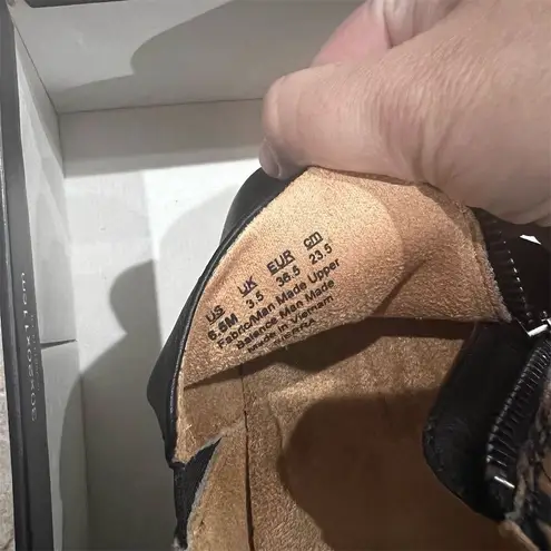 Naturalizer Sierra Women's Slip-On Shoes Black Leopard Size 6.5 M