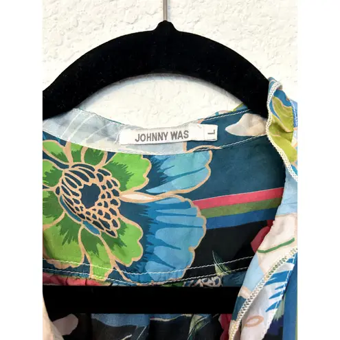 Johnny Was Jenn Jolene Silk Blouse