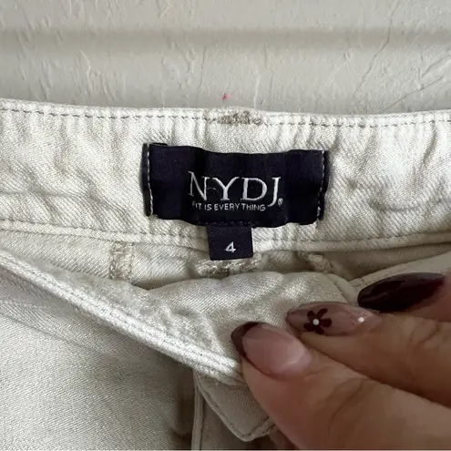 NYDJ Lift Tuck Technology Linen Blend Bermuda Shorts