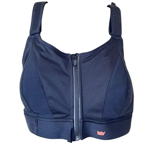 SHEFIT Ultimate Sports Bra 3 Luxe Black Adjustable High Impact Front Zip Size 3X