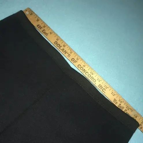 ZAGGORA Flare Capri neoprene workout weigh loss yoga jogger pull on NEW size XL Black