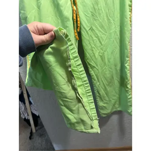 Sb Scrubs Lucky Lime Green Scrub Pants Woman’s Size XL -FLAWED