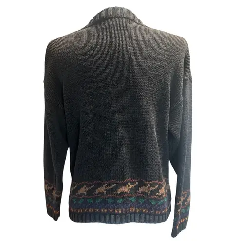 Reference Point Vintage Floral Knit Sweater Size Large