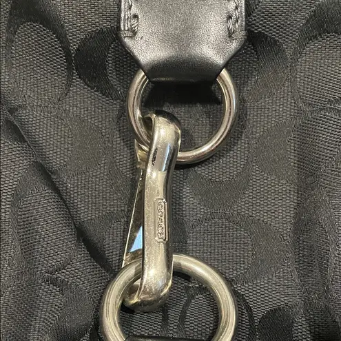 Coach  Vintage Black and Dark Gray Hobo Shoulder Bag YTK