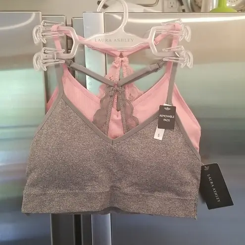 Laura Ashley ππ Ribbed Bralette Set (2 Pk) S NWT