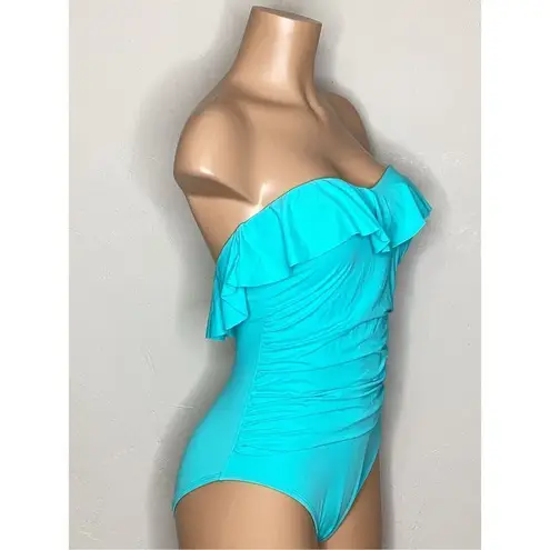 Bleu Rod Beattie New. ruffle one piece. Size 4. Retails $125