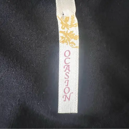 Eat. Sleep. Party. Repeat, Black Crop Top with large Arm Holes Size Medium