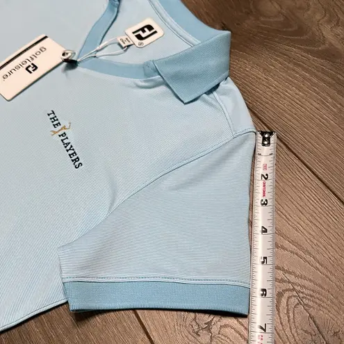 FootJoy The Players Blue Stripe Golf Polo Size Small