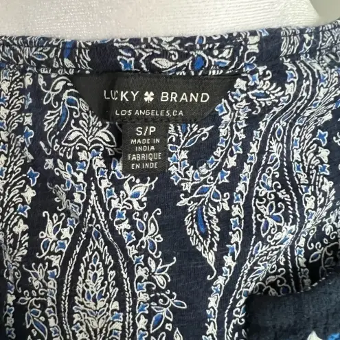 Lucky Brand  paisley tank top‎