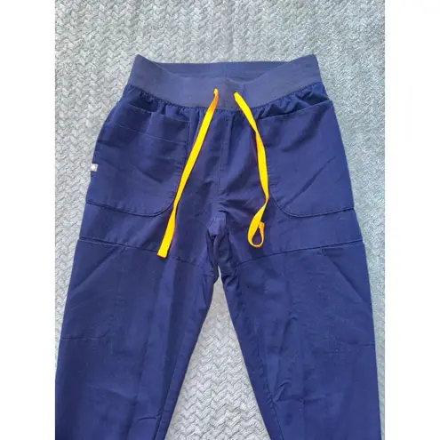 FIGS  Zamora Jogger Scrub Pants Graphite‎ Navy Blue Size Xsmall