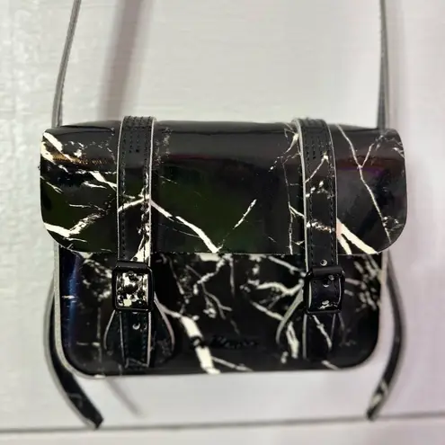 Dr. Martens  Leather Satchel 7 Mono Marble Rare Bag Crossbody