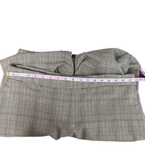 Hilary Radley Womens Pants XL Pull On High Rise Plaid Business Office Career