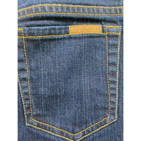 Pendleton Womens High Rise Mom Blue Jeans Size 8 Medium Wash Straight Leg Denim