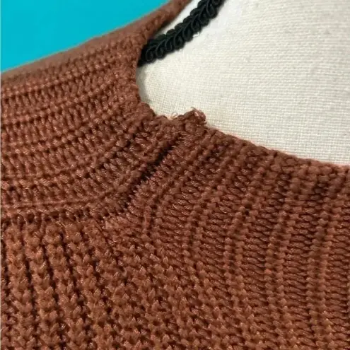 American Apparel  warm orange brown sweater in size small
