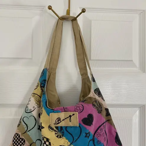 Bongo Chunky Large Y2K Heart Tote Bag 