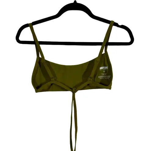 ABYSSE Zamba Bikini Top Bralette in Palm Rib