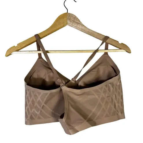 Honeylove Wirefree Silhouette Bra Womens 38d Wirelss Full Coverage Tan Size undefined