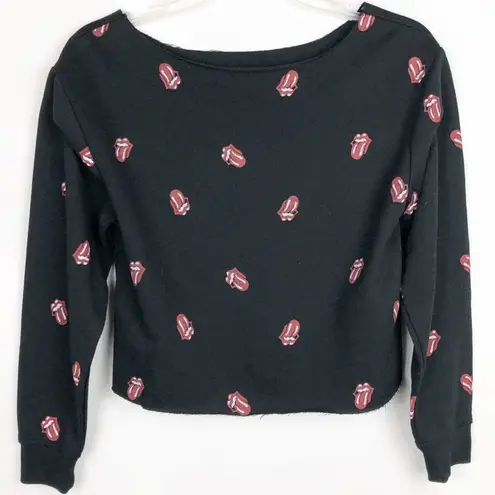 Bravado NWT Lips & Tongue Cropped Sweatshirt XS