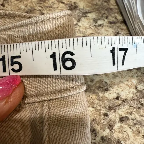 Time and Tru Tan Ankle Cropped Jeans Size 10