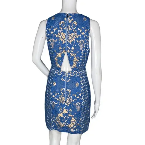 Endless Rose Dress Women Small Blue Guipure Lace Cocktail Wedding Guest Romantic