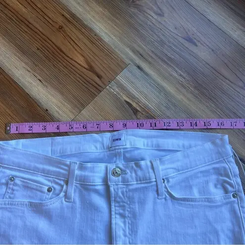 Edwin Endurance Bree Optic White Jeans Size 32 SKU#S2489