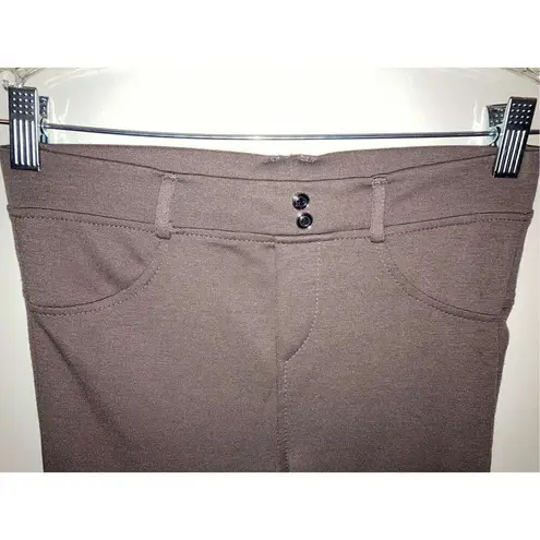 Colombian Butt Lift Jeggings Tan Taupe Stretchy Sport Athletic Yoga Brown Beige