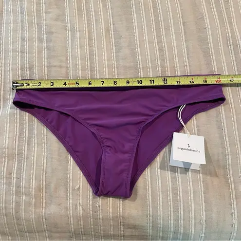 Organic Basics Re-Swim Bikini Bottoms in Violet Purple Small NWT