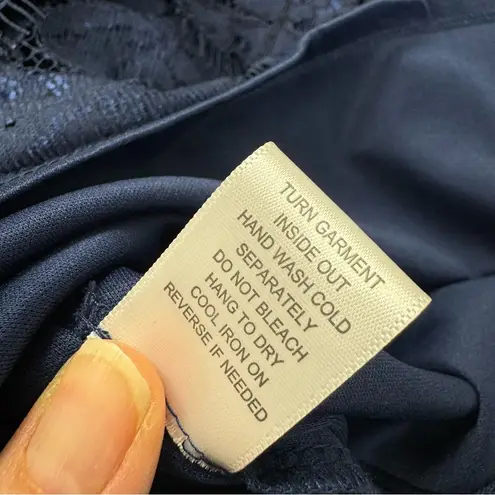 Nsr  Revolve Blue Lace Midi Sheath Dress Womens M Formal Preppy Date Night Classy