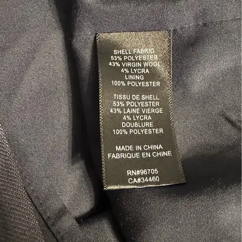 Rebecca Taylor NYC Tailored Garbine Suiting Dress in Grey size 14 Professional