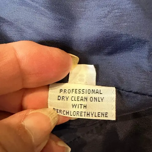 Vintage Blue Velvet Boho Chic Streetwear Fitted Edwardian Puff Sleeve Large