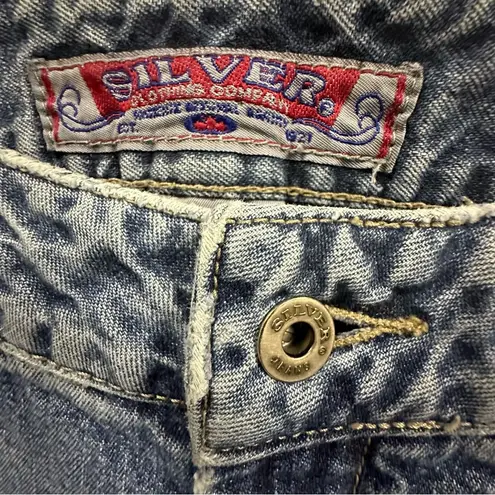 Silver Jeans Silver Mid Rise Blue Jeans Vintage Flare Denim Made In Guatemala Womens 30 x 32