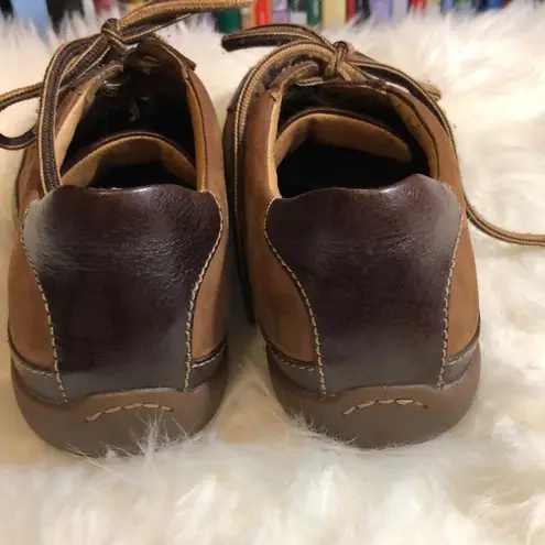 Born Hawkeye Brown Leather Lace Up Sneakers 7.5 Size undefined