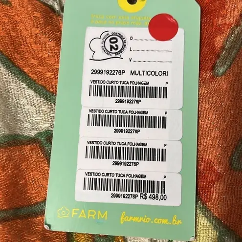 Farm Rio  Brazil Toucan Dress Size P NWT