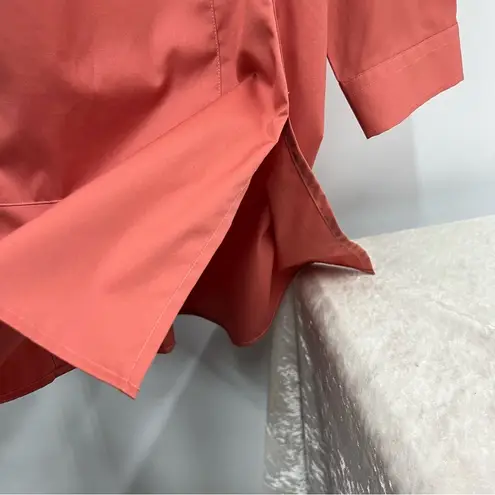 Denim & Co Button Down Shirt Plus Size 2X FLAWED