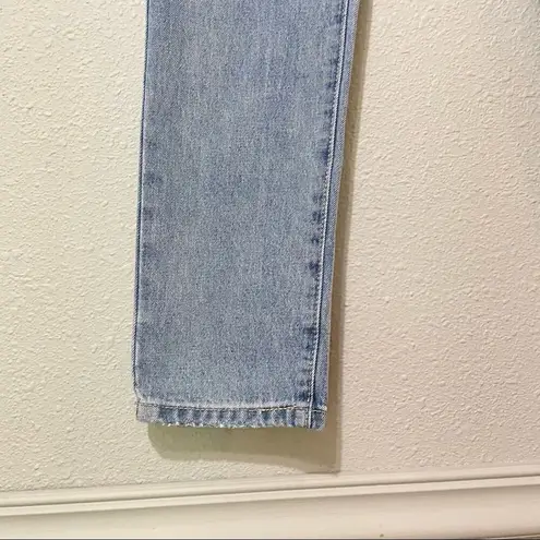 by the way. Revolve High Rise Mom Jeans Light Wash Womens 30 Straight Blue Denim