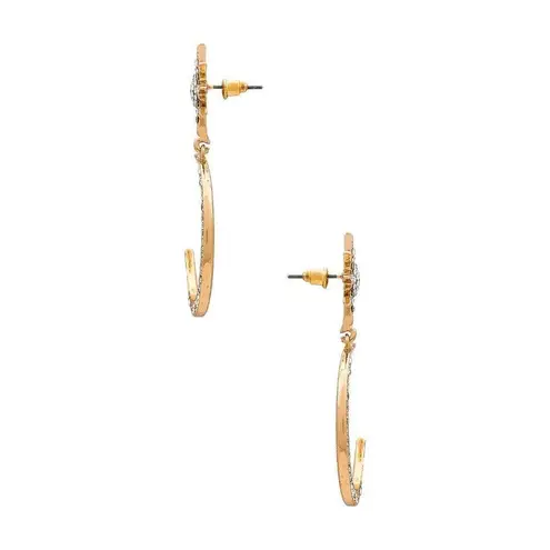 8 Other Reasons Moon And Star Earrings Gold Womens Size OS