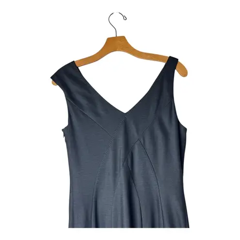 Hilton Hollis Dress Women 6 Gray Sleeveless V Neck Sheath Party Cocktail Career
