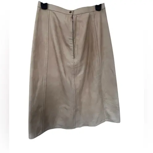 Marcol Soft as butter Tan Leather Women's Skirt