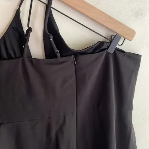 CHLOE KRISTYN Nicole One Shoulder Dress Black Size L