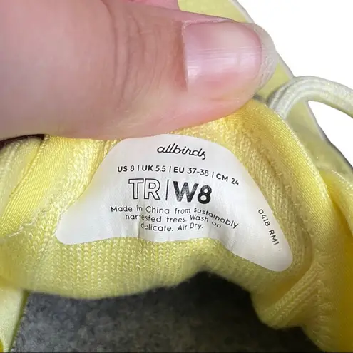 Allbirds Women’s Tree Runners Sneakers Kauri Yellow Size 8 Shoes
