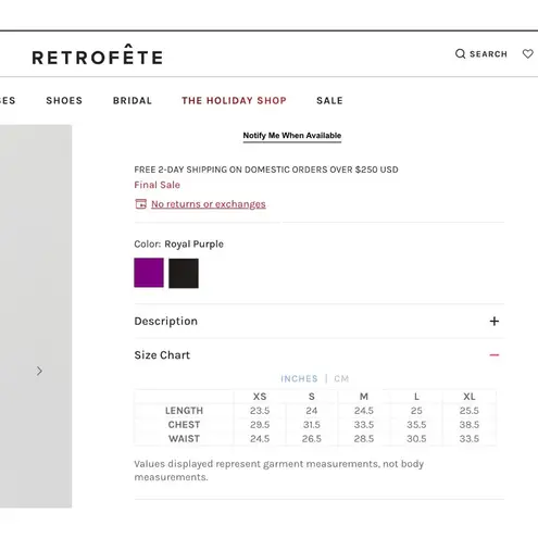 retrofete Jill Sequin Cowl Neck Mini Dress Royal Purple Womens Size XS