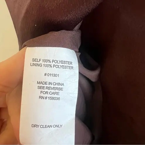 Birdy Grey Lydia Shiny Satin Chocolate Brown Maxi Dress NEW Size XXL Bridesmaid