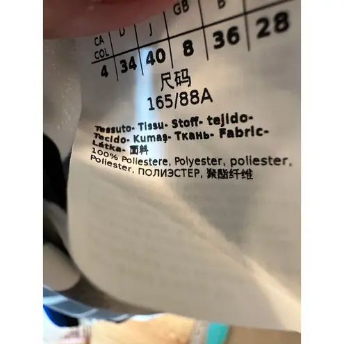 365 Art Marella Marea Abstract Print Sleeveless Dress Blue Black 4